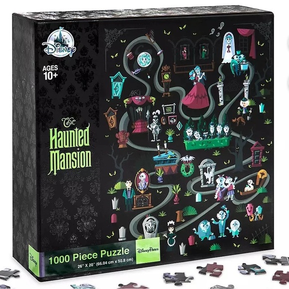 Disney Other - DISNEY PARKS ✨ Haunted Mansion Puzzle Black Light Glow effects